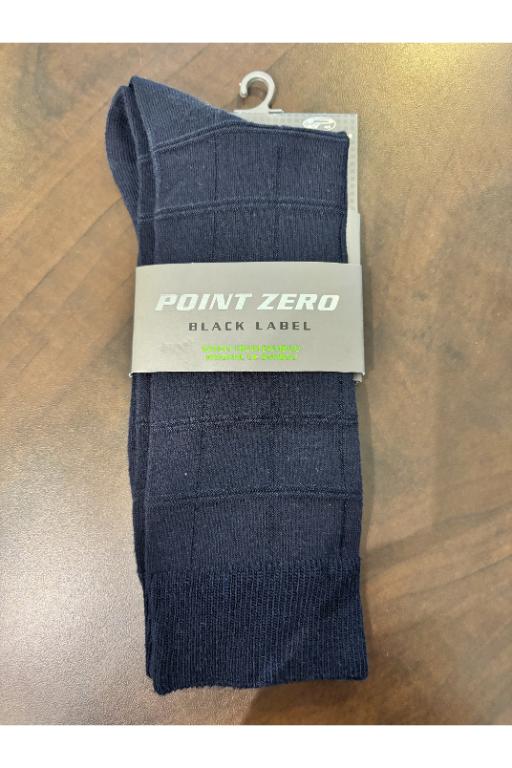 Bas en rayonne de bambou marine de Point-Zéro – Boutique Mode Mel