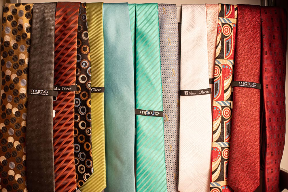 Cravates Marc Oliver de la Boutique Mode Mel et Lui
